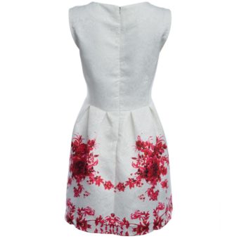 Retro Style Round Collar Rot