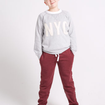 SWEATSHIRT 8-14 YEARS Hell- Grau