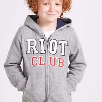 Zip Hoody Jacket 8-14 years Grau