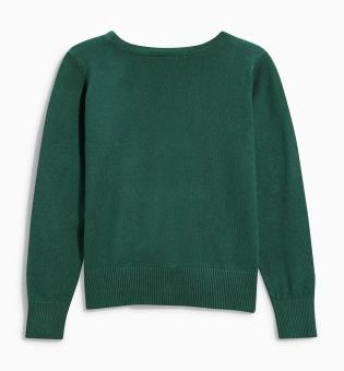 V-Neck Cardigan (3-14yrs) GRÜN