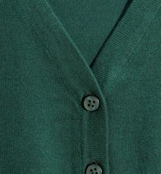 V-Neck Cardigan (3-14yrs) GRÜN