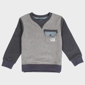 2-Piece French Life & Legend Boys Chino Set Grau