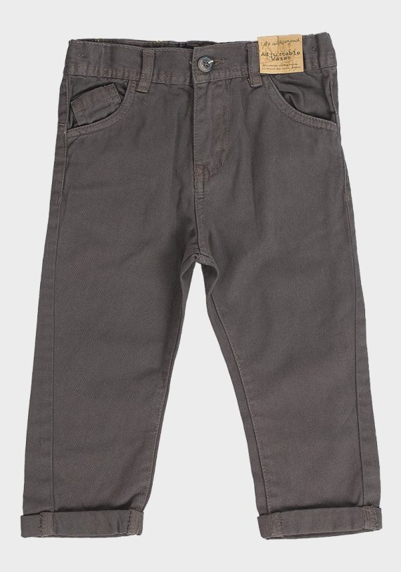 2-Piece French Life & Legend Boys Chino Set Grau
