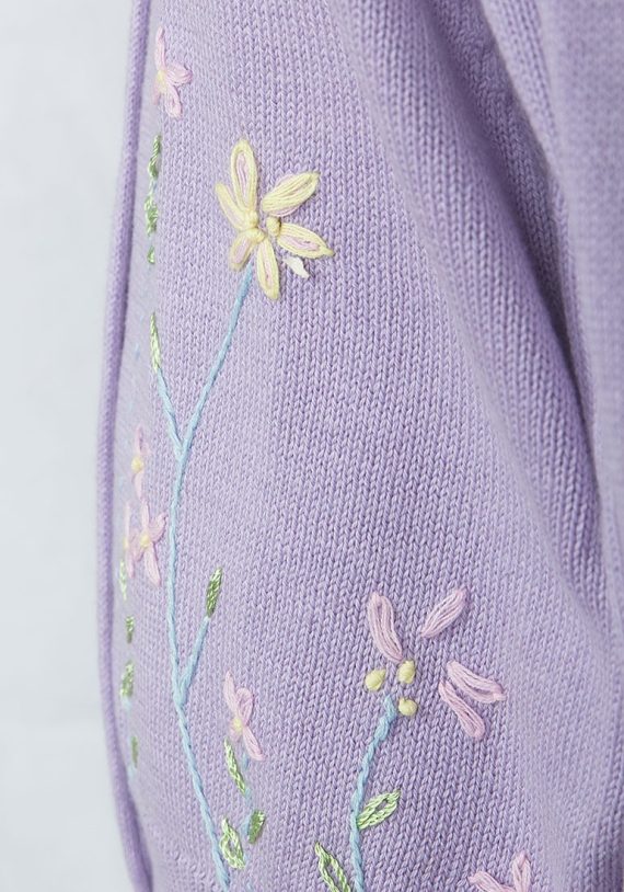 Girls Floral Cardigan