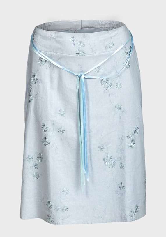 Classics Frauen Linen Blend Röcke Ice Blue