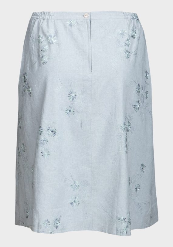 Classics Frauen Linen Blend Röcke Ice Blue