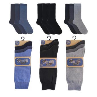 Herren 3 PACK COTTON LYCRA SOCKS