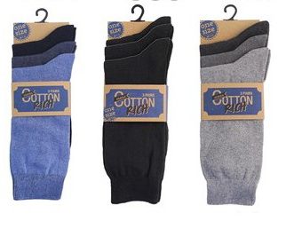 Herren 3 PACK COTTON LYCRA SOCKS