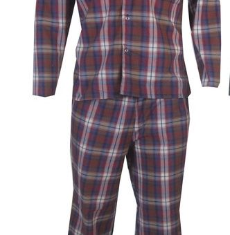 Herren Traditional Baumwolle Check Pajama