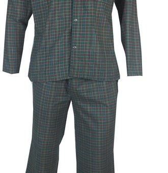 Herren Traditional Baumwolle Check Pajama