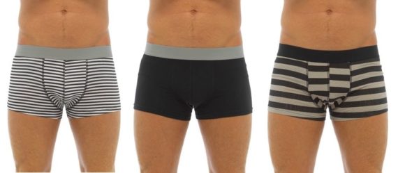 Herren 3 Pack Cotton Rich Hipster Trunks