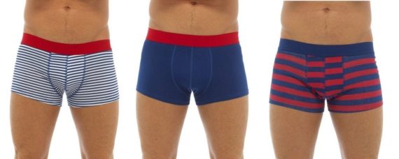 Herren 3 Pack Cotton Rich Hipster Trunks
