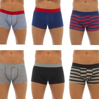 Herren 3 Pack Cotton Rich Hipster Trunks