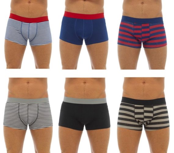 Herren 3 Pack Cotton Rich Hipster Trunks