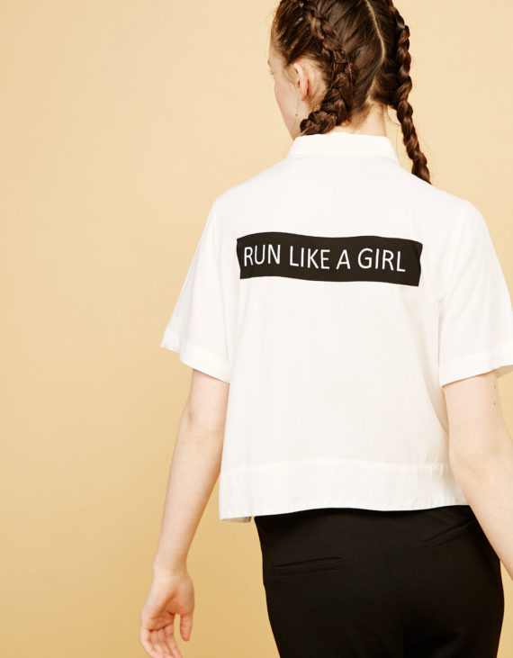 Blouse run like a girl