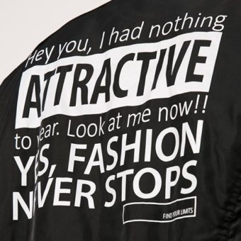 DAMEN  BOMBER JACKET, schwarz