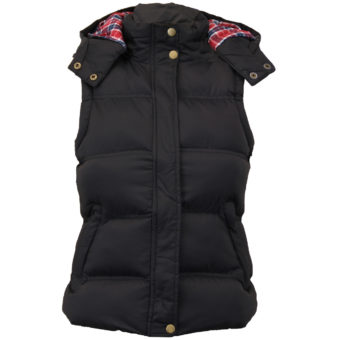 Damen Weste Jacke Mit Kapuze
