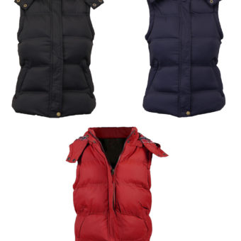 Damen Weste Jacke Mit Kapuze