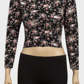 BIK BOK Ladies Floral Crop Top