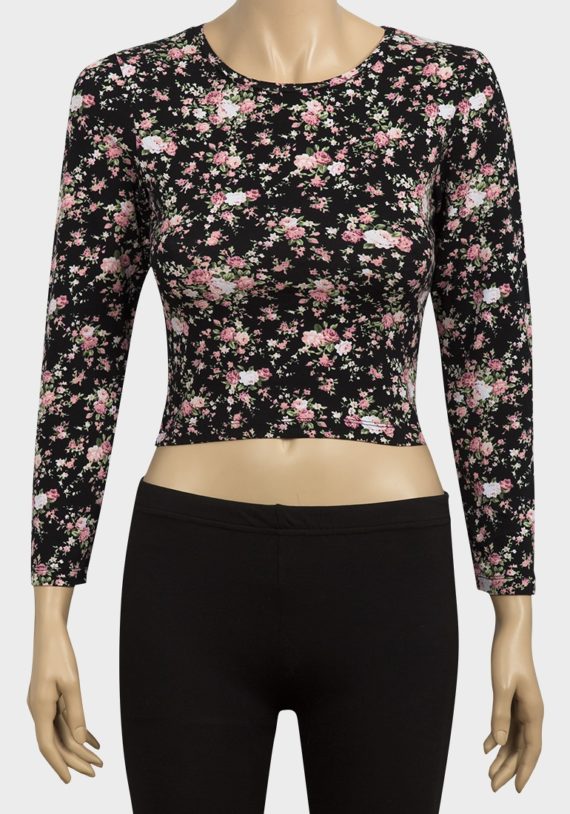 BIK BOK Ladies Floral Crop Top