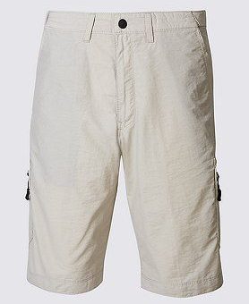 Mens Cotton Rich Combat Cargo Trekking Shorts