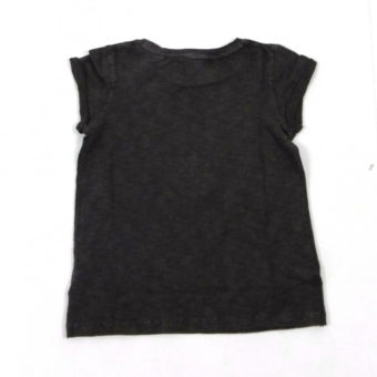 Girls grey Embellished Heart Top T-Shirt 100 % Baumwolle