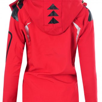 Geographical Norway Damen Softshell Outdoor Funktions Jacke mit Kapuze